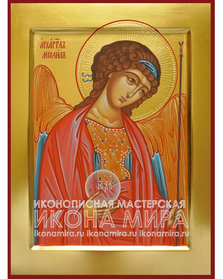 Икона Михаила Архангела купить срочно рукописная работа