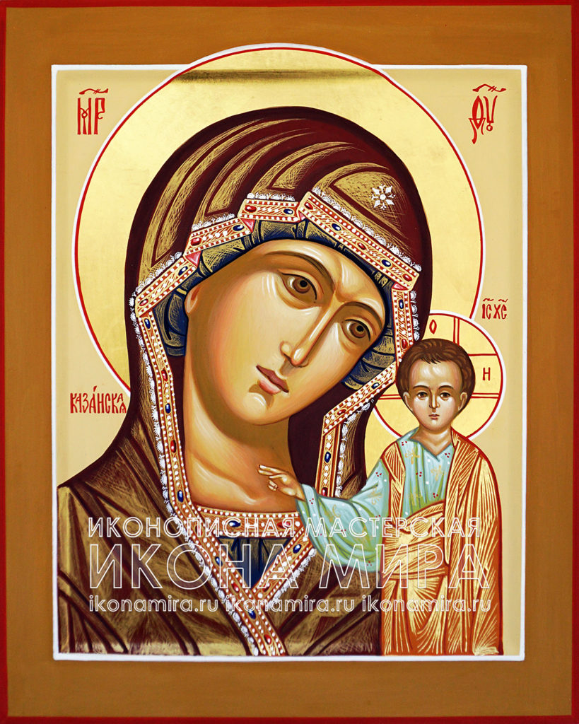Икона "Богоматерь Казанская" на заказ в Москве