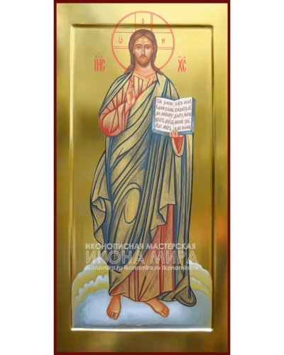 Мерная икона Спасителя Иисуса Христа для ребёнка, рукописная