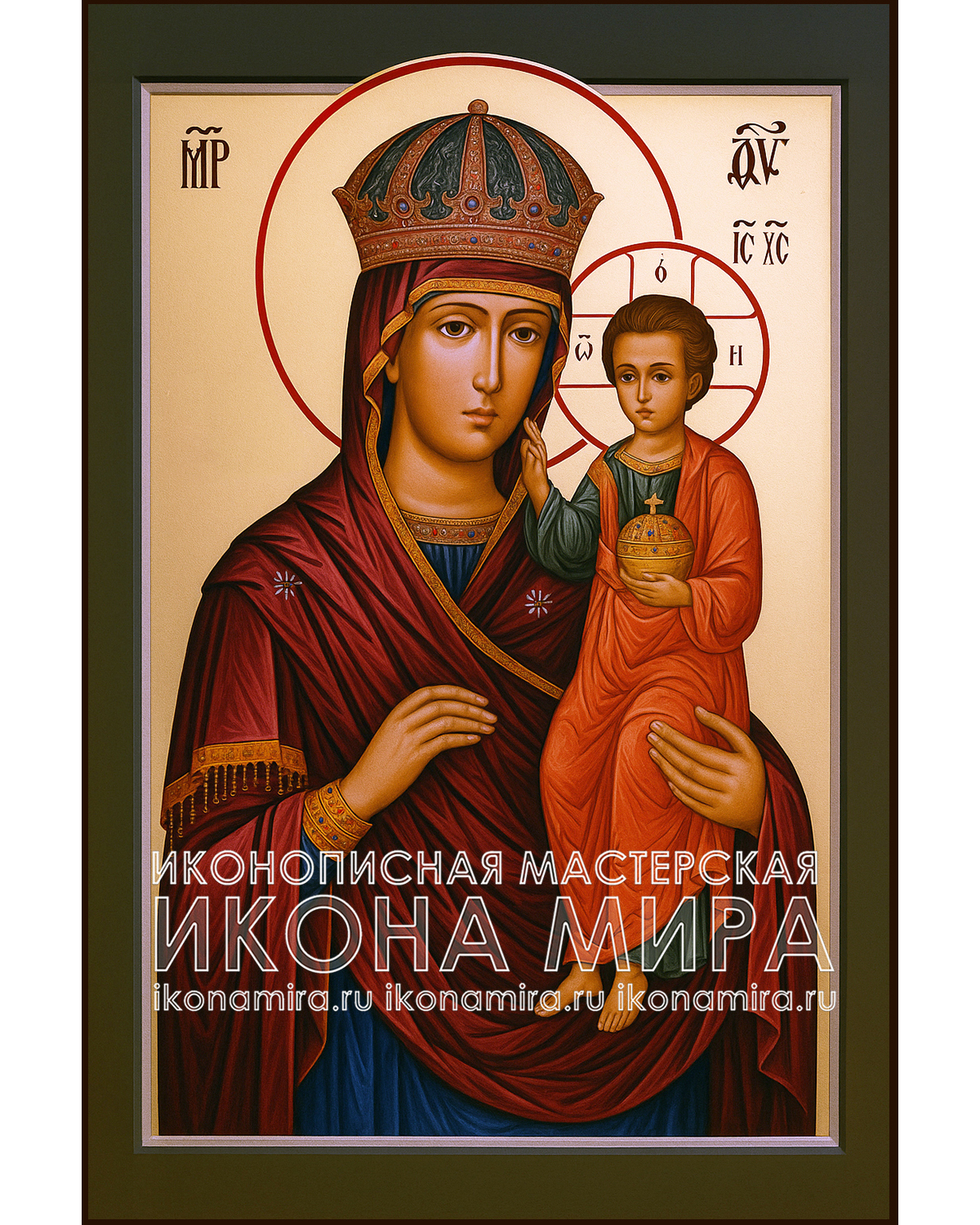 Рукописная икона "Призри на смирение икона Божией Матери" – Икона Мира Призри на смирение икона Божией Матери купить