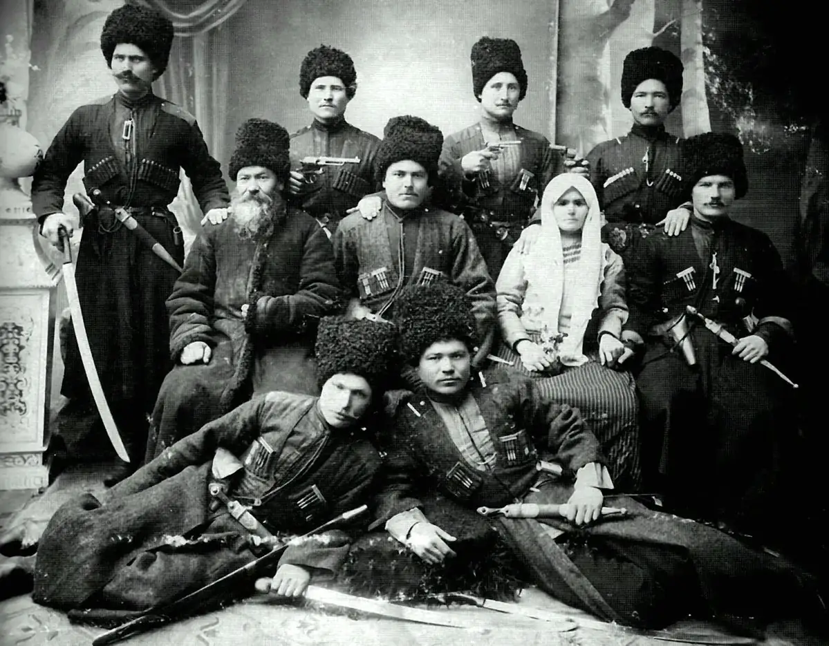 Историческая фотография казаков — казачье войско и традиционный облик