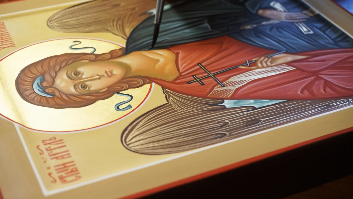 Рукописная икона: принцип света без теней в иконописи, процесс письма