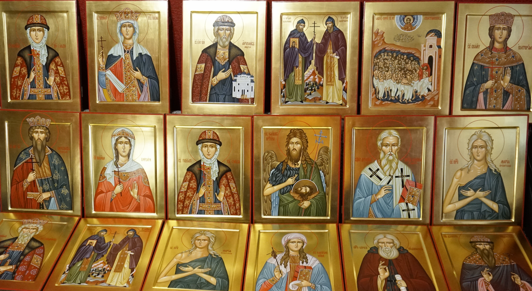 Иконостасные и рукописные иконы для храма — каноническое письмо, 25+ лет опыта, официальная работа – Икона Мира Примеры рукописных икон мастерской «Икона Мира» — готовые работы